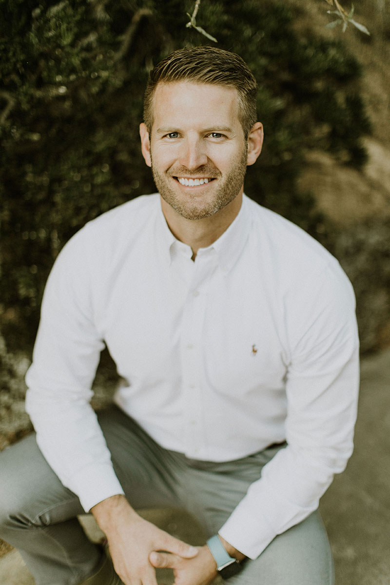 Headshot of Dr. Jordan Colby, dental implants dentist in Fallbrook CA